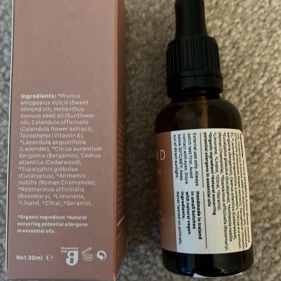 Ground Codladh sleep body oil. Organic lavender and bergamot. 30 ml - Picture 2 of 2